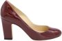 Jimmy Choo Pre-owned Leather heels Red Dames - Thumbnail 1
