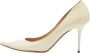 Jimmy Choo Pre-owned Leather heels White Dames - Thumbnail 1