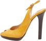 Jimmy Choo Pre-owned Leather heels Yellow Dames - Thumbnail 1