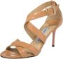 Jimmy Choo Pre-owned Leather sandals Beige Dames - Thumbnail 1