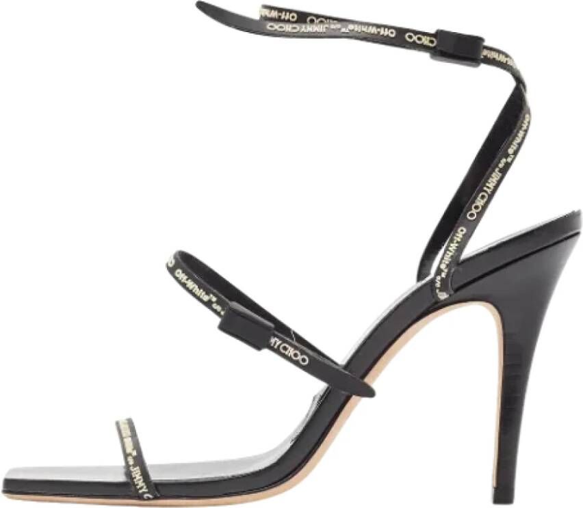 Jimmy Choo Pre-owned Leather sandals Black Dames