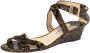 Jimmy Choo Pre-owned Leather sandals Brown Dames - Thumbnail 1