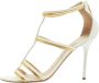 Jimmy Choo Pre-owned Leather sandals White Dames - Thumbnail 1