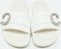 Jimmy Choo Pre-owned Leather sandals White Dames - Thumbnail 1
