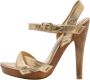 Jimmy Choo Pre-owned Leather sandals Yellow Dames - Thumbnail 1