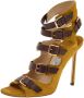 Jimmy Choo Pre-owned Leather sandals Yellow Dames - Thumbnail 1