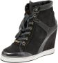Jimmy Choo Pre-owned Leather sneakers Gray Dames - Thumbnail 1