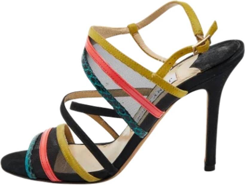 Jimmy Choo Pre-owned Mesh sandals Multicolor Dames