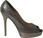 Jimmy Choo Pre-owned Polyester heels Gray Dames - Thumbnail 1