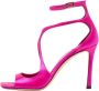 Jimmy Choo Pre-owned Satin sandals Pink Dames - Thumbnail 1