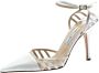 Jimmy Choo Pre-owned Satin sandals White Dames - Thumbnail 1