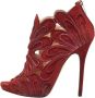 Jimmy Choo Pre-owned Suede boots Red Dames - Thumbnail 1