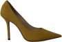 Jimmy Choo Pre-owned Suede heels Yellow Dames - Thumbnail 1