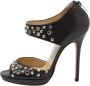 Jimmy Choo Pre-owned Suede sandals Black Dames - Thumbnail 1