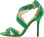 Jimmy Choo Pre-owned Suede sandals Green Dames - Thumbnail 1