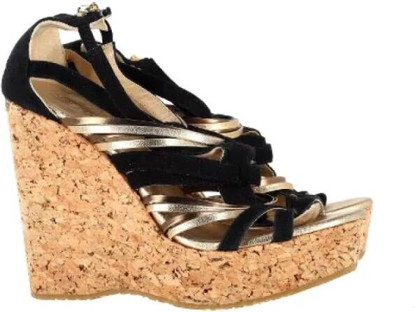 Jimmy Choo Pre-owned Suede sandals Multicolor Dames