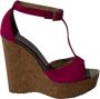 Jimmy Choo Pre-owned Suede sandals Pink Dames - Thumbnail 1