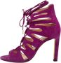 Jimmy Choo Pre-owned Suede sandals Purple Dames - Thumbnail 1