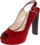 Jimmy Choo Pre-owned Suede sandals Red Dames - Thumbnail 1