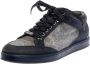 Jimmy Choo Pre-owned Suede sneakers Gray Dames - Thumbnail 1