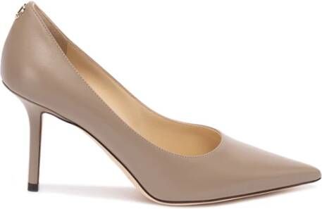 Jimmy Choo Liefde leren stiletto pumps Beige Dames