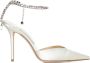 Jimmy Choo Pumps met kristal enkelband en hoge stiletto Gray Dames - Thumbnail 1