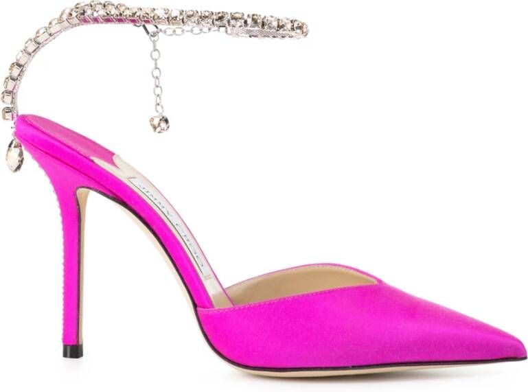 Jimmy Choo Pumps & high heels Saeda 100 Pumps Satin in roze