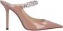 Jimmy Choo Patent Leather Pumps with Crystal Strap Roze Dames - Thumbnail 1