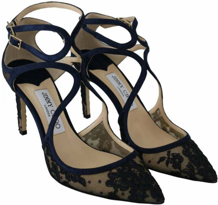 Jimmy Choo Elegante Hoge Hakken voor Vrouwen Blue Dames