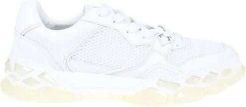 Jimmy Choo Ronde Neus Leren Sneakers