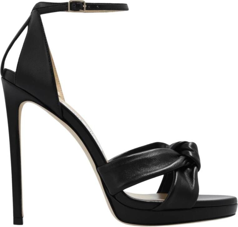 Jimmy Choo Rosie geknoopte sandalen Zwart - Foto 1