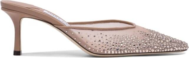 Jimmy Choo Roze Leren Sandalen voor Vrouwen