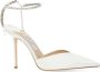 Jimmy Choo Kristal Satijnen Slingback Hakken Gray Dames - Thumbnail 6