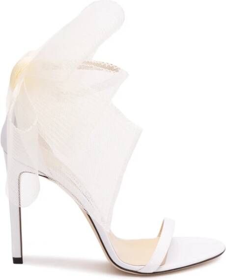 Jimmy Choo Aveline stiletto sandalen White Dames