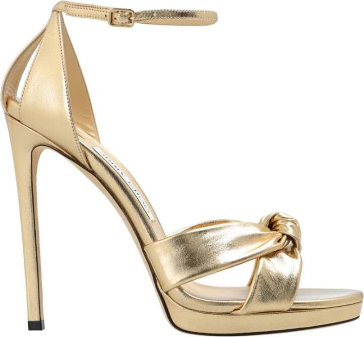 Jimmy Choo Sandalen met hoge hakken Yellow Dames