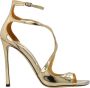 Jimmy Choo Azia sandalen met metallic-effect Goud - Thumbnail 1