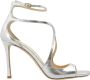 Jimmy Choo Elegante Leren Sandalen met Gevormde Bandjes Beige Dames - Thumbnail 1