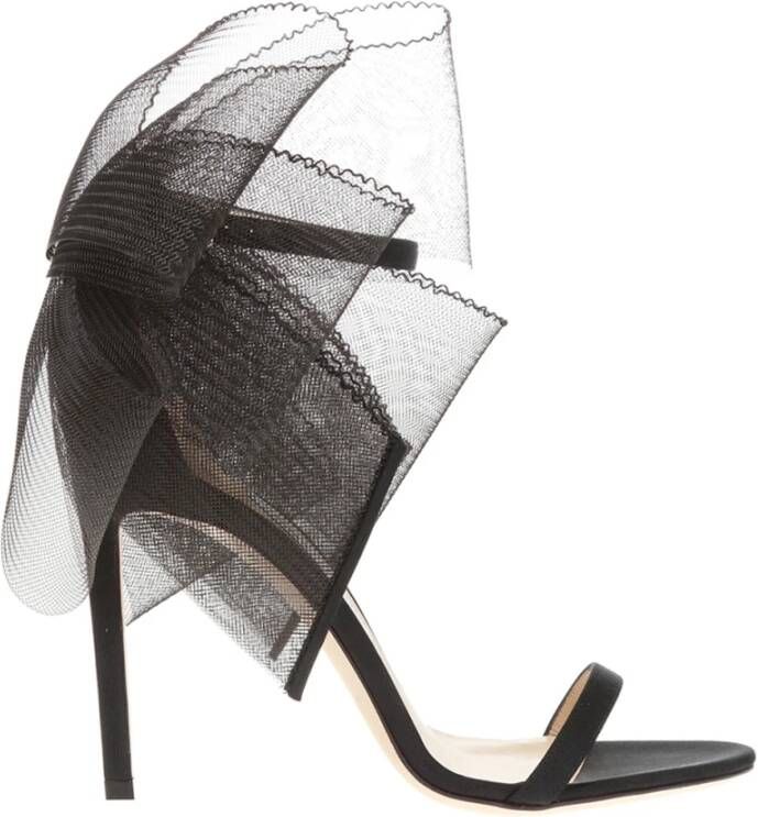 Jimmy Choo Zwarte Aveline Stiletto Sandalen Black Dames