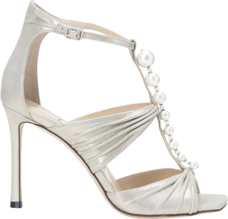 Jimmy Choo High Heel Sandals Beige Dames