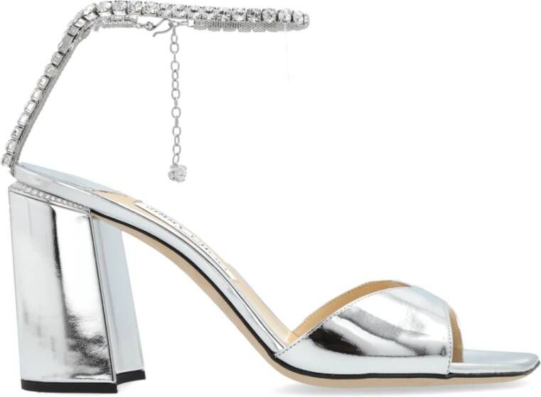 Jimmy Choo Sandalettes met hak Saeda Gray Dames