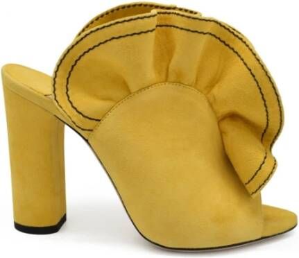 Jimmy Choo Sandals Yellow Dames