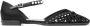 Jimmy Choo Satin Ballerina Zwart Kristal Schoenen - Thumbnail 1