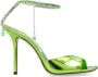 Jimmy Choo Seda Hoge Hakken Sandalen Green Dames - Thumbnail 1