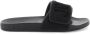 Jimmy Choo Slides met logo en leren band Black Heren - Thumbnail 1