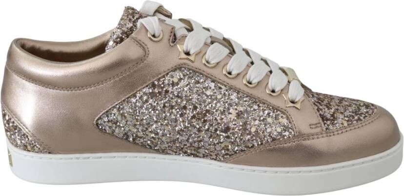 Jimmy Choo Veelzijdige Sneakers voor elk Weertype Yellow Dames