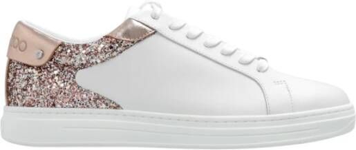 Jimmy Choo Sneakers Glitter Sneakers in poeder roze
