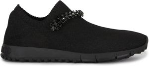 Jimmy Choo Stijlvolle Sneakers voor Mannen en Vrouwen Zwart Dames