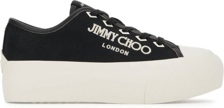 Jimmy Choo Stijlvolle Sneakers voor Trendy Looks Black