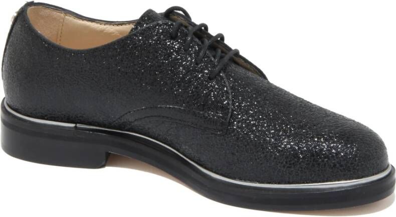 Jimmy Choo Veterschoenen van plat leer