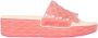 Jimmy Choo Witte Dia t Slide Sandalen - Thumbnail 1